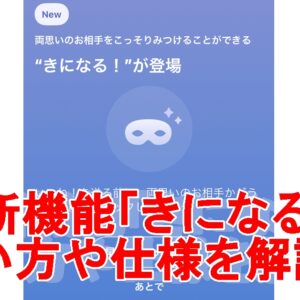 ペアーズ　きになる