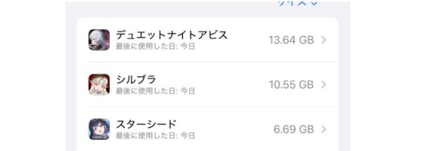 デナアビ　容量