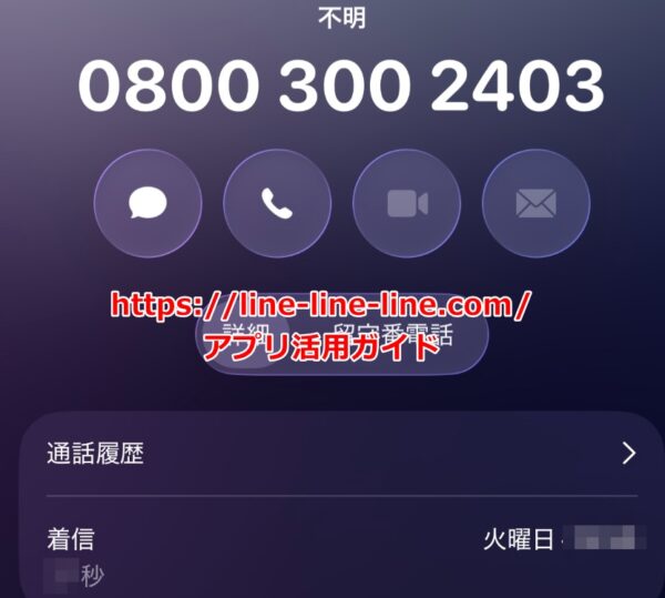 電話番号　08003002403